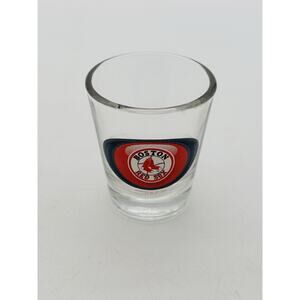 MLB Boston Red Sox 1 oz Shot Glass Round.